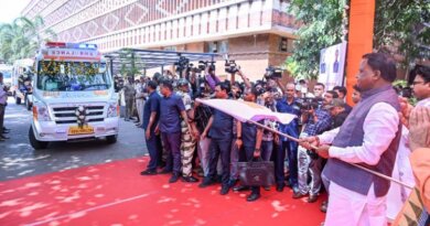 ୨୮ଟି ନୂତନ ୧୦୮ ଆମ୍ବୁଲାନ୍ସର ଶୁଭାରମ୍ଭ କଲେ ମୁଖ୍ୟମନ୍ତ୍ରୀ ମାଝୀ