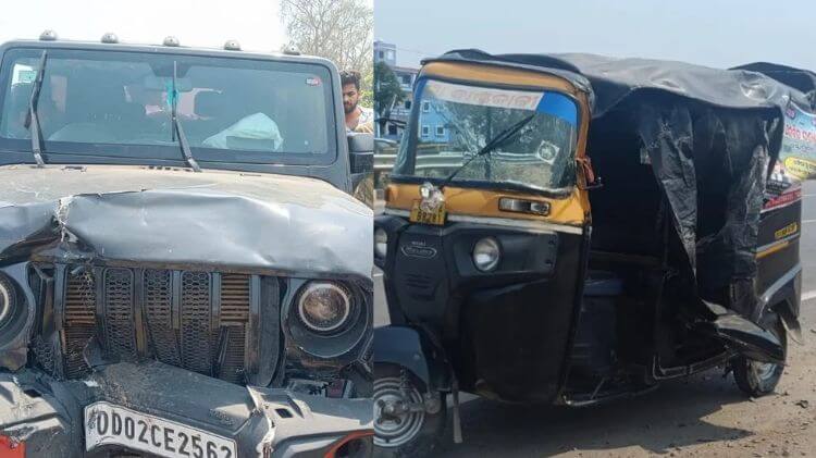 ଥାର ଗାଡ଼ି ଧକ୍କାରେ ଦେଢ଼ ବର୍ଷର ଶିଶୁ କନ୍ୟାର ମୃତ୍ୟୁ, ୫ ଗୁରୁତର