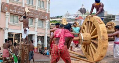 ମହାପ୍ରଭୁଙ୍କ ଘୋଷଯାତ୍ରା ଲାଗି ଜୋରସୋରରେ ଚାଲିଛି ରଥନିର୍ମାଣ କାମ