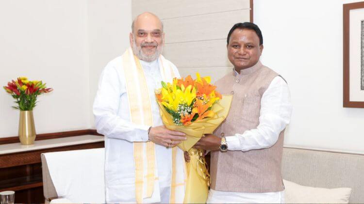 ଦିଲ୍ଲୀରେ ଗୃହମନ୍ତ୍ରୀ ଅମିତ ଶାହଙ୍କ ସାକ୍ଷାତ କଲେ ମୁଖ୍ୟମନ୍ତ୍ରୀ