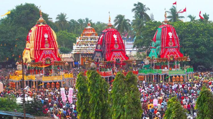 ଶରଧାବାଲିରେ ତିନି ରଥ, ଭକ୍ତିମୟ ହୋଇଉଠିଲା ବଡ଼ଦାଣ୍ଡ
